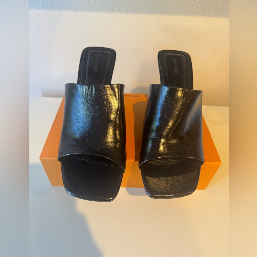 Open Edit Black Mules Size 11 - Picture 8 of 8